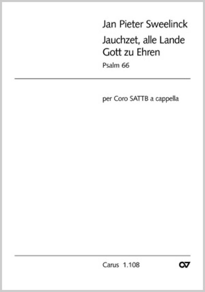 Jauchzt, alle Lande, Gott zu Ehren